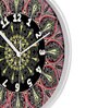 Multicolour Modern Plastic Stylish Non Ticking Silent Analog Wall Clock -12 inch