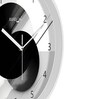Multicolour Modern Plastic Stylish Non Ticking Silent Analog Wall Clock -12 inch