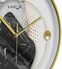 Multicolour Modern Plastic Stylish Non Ticking Silent Analog Wall Clock -12 inch