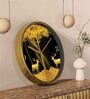 Multicolour Modern Plastic Stylish Non Ticking Silent Analog Wall Clock -12 inch