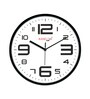 Multicolour Modern Plastic Stylish Non Ticking Silent Analog Wall Clock -12 inch