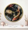 Multicolour Modern Plastic Stylish Non Ticking Silent Analog Wall Clock -12 inch