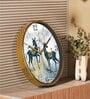 Multicolour Modern Plastic Stylish Non Ticking Silent Analog Wall Clock -12 inch