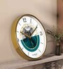 Multicolour Modern Plastic Stylish Non Ticking Silent Analog Wall Clock -12 inch