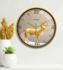 Multicolour Modern Plastic Stylish Non Ticking Silent Analog Wall Clock -12 inch