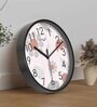 Multicolour Modern Plastic Stylish Non Ticking Silent Analog Wall Clock -12 inch