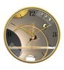 Multicolour Modern Plastic Stylish Non Ticking Silent Analog Wall Clock -12 inch