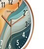 Multicolour Modern Plastic Stylish Non Ticking Silent Analog Wall Clock -12 inch