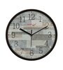 Multicolour Modern Plastic Stylish Non Ticking Silent Analog Wall Clock -12 inch