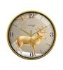 Multicolour Modern Plastic Stylish Non Ticking Silent Analog Wall Clock -12 inch