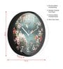 Multicolour Modern Plastic Stylish Non Ticking Silent Analog Wall Clock -12 inch