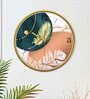 Multicolour Modern Plastic Stylish Non Ticking Silent Analog Wall Clock -12 inch
