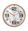Multicolour Modern Plastic Stylish Non Ticking Silent Analog Wall Clock -12 inch