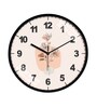 Multicolour Modern Plastic Stylish Non Ticking Silent Analog Wall Clock -12 inch
