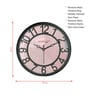 Multicolour Modern Plastic Stylish Non Ticking Silent Analog Wall Clock -8 Inch