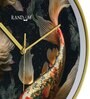 Multicolour Modern Plastic Stylish Non Ticking Silent Analog Wall Clock -12 inch