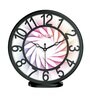 Multicolour Modern Plastic Stylish Non Ticking Silent Analog Wall Clock -8 Inch