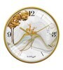 Multicolour Modern Plastic Stylish Non Ticking Silent Analog Wall Clock -12 inch