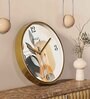 Multicolour Modern Plastic Stylish Non Ticking Silent Analog Wall Clock -12 inch
