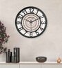 Multicolour Modern Plastic Stylish Non Ticking Silent Analog Wall Clock -8 Inch