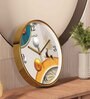 Multicolour Modern Plastic Stylish Non Ticking Silent Analog Wall Clock -12 inch