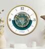 Multicolour Modern Plastic Stylish Non Ticking Silent Analog Wall Clock -12 inch