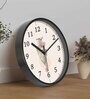 Multicolour Modern Plastic Stylish Non Ticking Silent Analog Wall Clock -12 inch