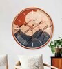 Multicolour Modern Plastic Stylish Non Ticking Silent Analog Wall Clock -12 inch