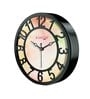 Multicolour Modern Plastic Stylish Non Ticking Silent Analog Wall Clock -8 Inch