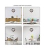 Multicolour Modern Plastic Stylish Non Ticking Silent Analog Wall Clock -12 inch