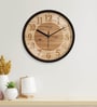 Multicolour Modern Plastic Stylish Non Ticking Silent Analog Wall Clock -12 inch