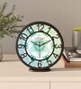 Multicolour Modern Plastic Stylish Non Ticking Silent Analog Wall Clock -8 Inch