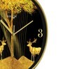 Multicolour Modern Plastic Stylish Non Ticking Silent Analog Wall Clock -12 inch