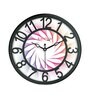 Multicolour Modern Plastic Stylish Non Ticking Silent Analog Wall Clock -8 Inch