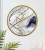 Multicolour Modern Plastic Stylish Non Ticking Silent Analog Wall Clock -12 inch