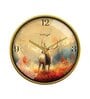 Multicolour Modern Plastic Stylish Non Ticking Silent Analog Wall Clock -12 inch