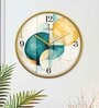 Multicolour Modern Plastic Stylish Non Ticking Silent Analog Wall Clock -12 inch