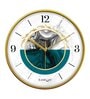 Multicolour Modern Plastic Stylish Non Ticking Silent Analog Wall Clock -12 inch