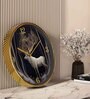 Multicolour Modern Plastic Stylish Non Ticking Silent Analog Wall Clock -12 inch