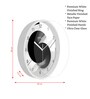 Multicolour Modern Plastic Stylish Non Ticking Silent Analog Wall Clock -12 inch