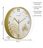 Multicolour Modern Plastic Stylish Non Ticking Silent Analog Wall Clock -12 inch
