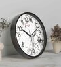 Multicolour Modern Plastic Stylish Non Ticking Silent Analog Wall Clock -12 inch