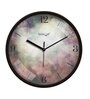 Multicolour Modern Plastic Stylish Non Ticking Silent Analog Wall Clock -12 inch