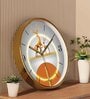 Multicolour Modern Plastic Stylish Non Ticking Silent Analog Wall Clock -12 inch