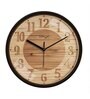 Multicolour Modern Plastic Stylish Non Ticking Silent Analog Wall Clock -12 inch