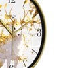 Multicolour Modern Plastic Stylish Non Ticking Silent Analog Wall Clock -12 inch