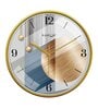Multicolour Modern Plastic Stylish Non Ticking Silent Analog Wall Clock -12 inch