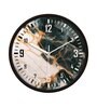 Multicolour Modern Plastic Stylish Non Ticking Silent Analog Wall Clock -12 inch