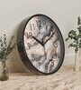 Multicolour Modern Plastic Stylish Non Ticking Silent Analog Wall Clock -12 inch