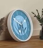 Multicolour Modern Plastic Stylish Non Ticking Silent Analog Wall Clock -12 inch